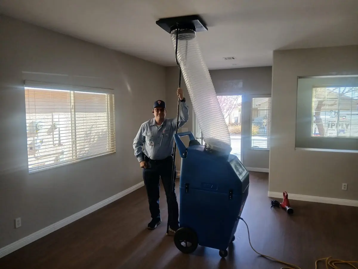Professional Dryer Vent Cleaning work inside a West Perrine home